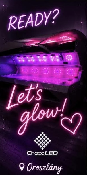 LED csokiszolárium – Let’s glow, Oroszlány